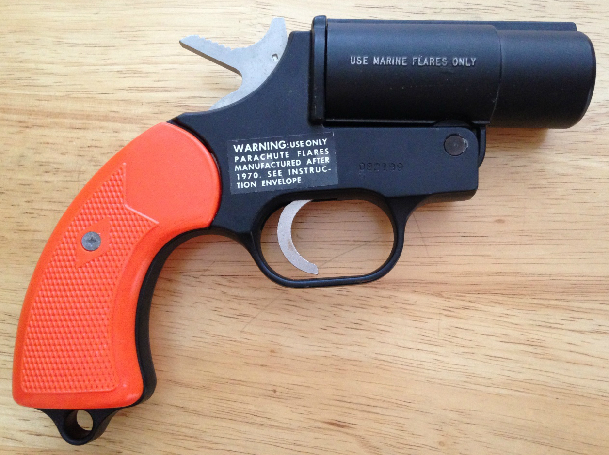 Metal 12ga flare gun