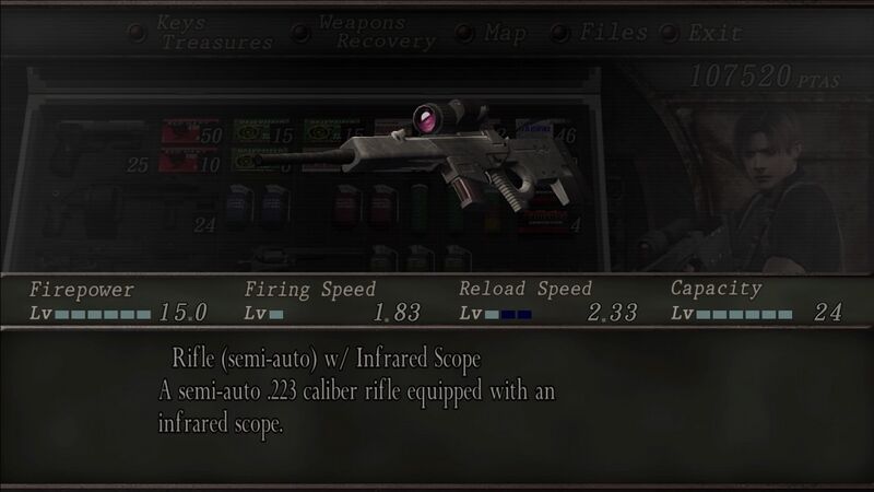 File:Resident Evil 4 Semi Auto Rifle Infrared Scope menu.jpg