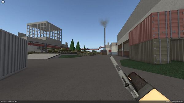The player performs a tactical reload of the Automag III, which begins with a "Wick-flick," as one does.