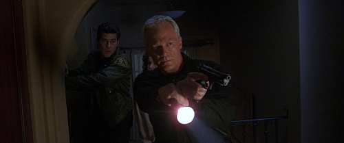 Officer Harris (James Morrison) with the Beretta 92F.