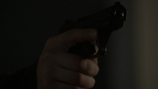 The P7 aimed at Tommy Markin in "Brothers".