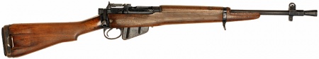 Lee-Enfield No.5 Jungle Carbine - .303. This is not a chopped down No. 4 conversion (like many jungle carbines are) but an original No.5