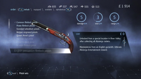 Assassin's Creed Rogue - Internet Movie Firearms Database - Guns in Movies,  TV and Video Games