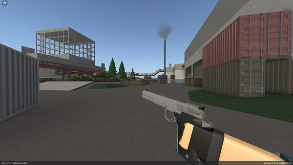 Inspecting the Automag III, a feature present on all of the game's weapons. Taking a look at one side...