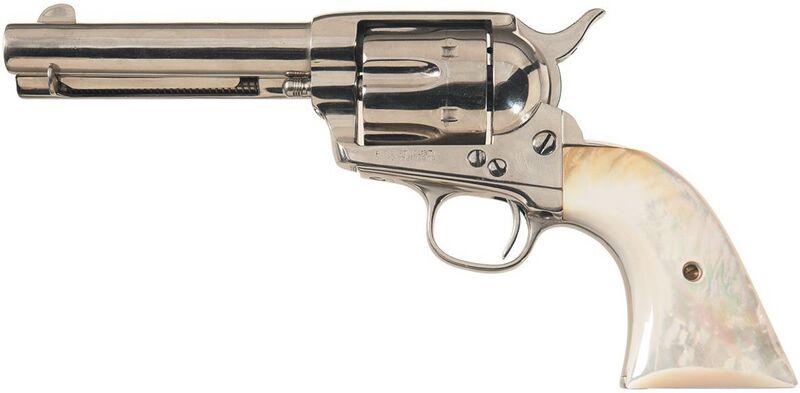 File:Colt SAA 475 Nickel Pearl Grips.jpg