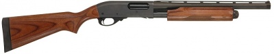 Remington 870 Field Gun with raised barrel ribbing and shortened barrel - 12 Gauge.