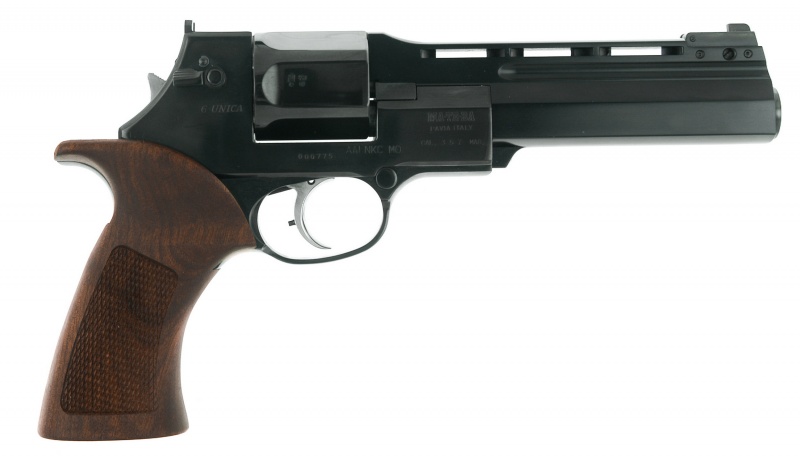 File:Pistol Italian Mateba Unica in .44 Rem. Mag. with muzzle break.jpg