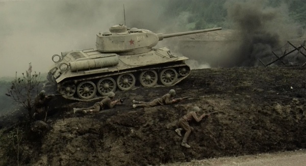 Second angle of said tank during the assault.