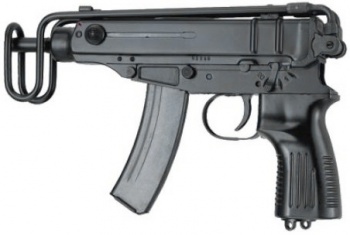 CZ vz. 61 E / Yugoslavian M84 distinguishable by its black pistol grip - .32 ACP