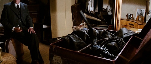 The M1917 in Indy's suitcase.