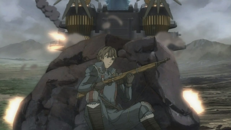 File:Valkyria - Chronicles Gewehr 43 Welkin takes cover.jpeg